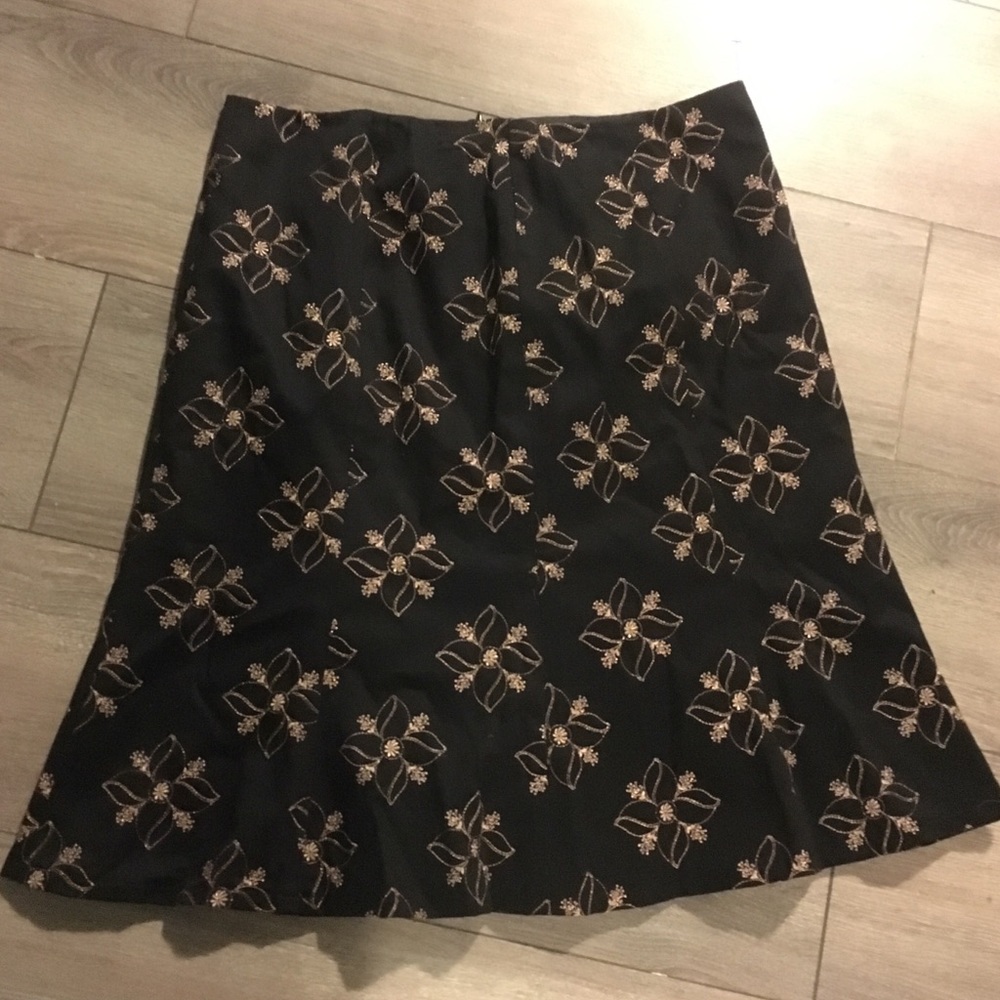 APOSTROPHE WOMENS FLORAL SKIRT SZ 12